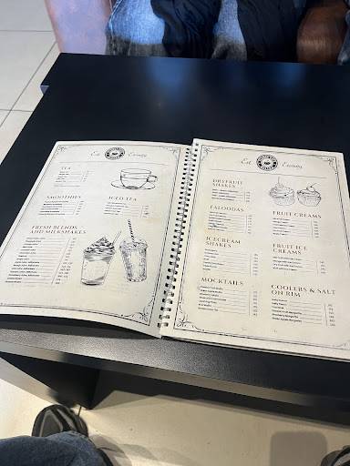 Planet Cafe menu