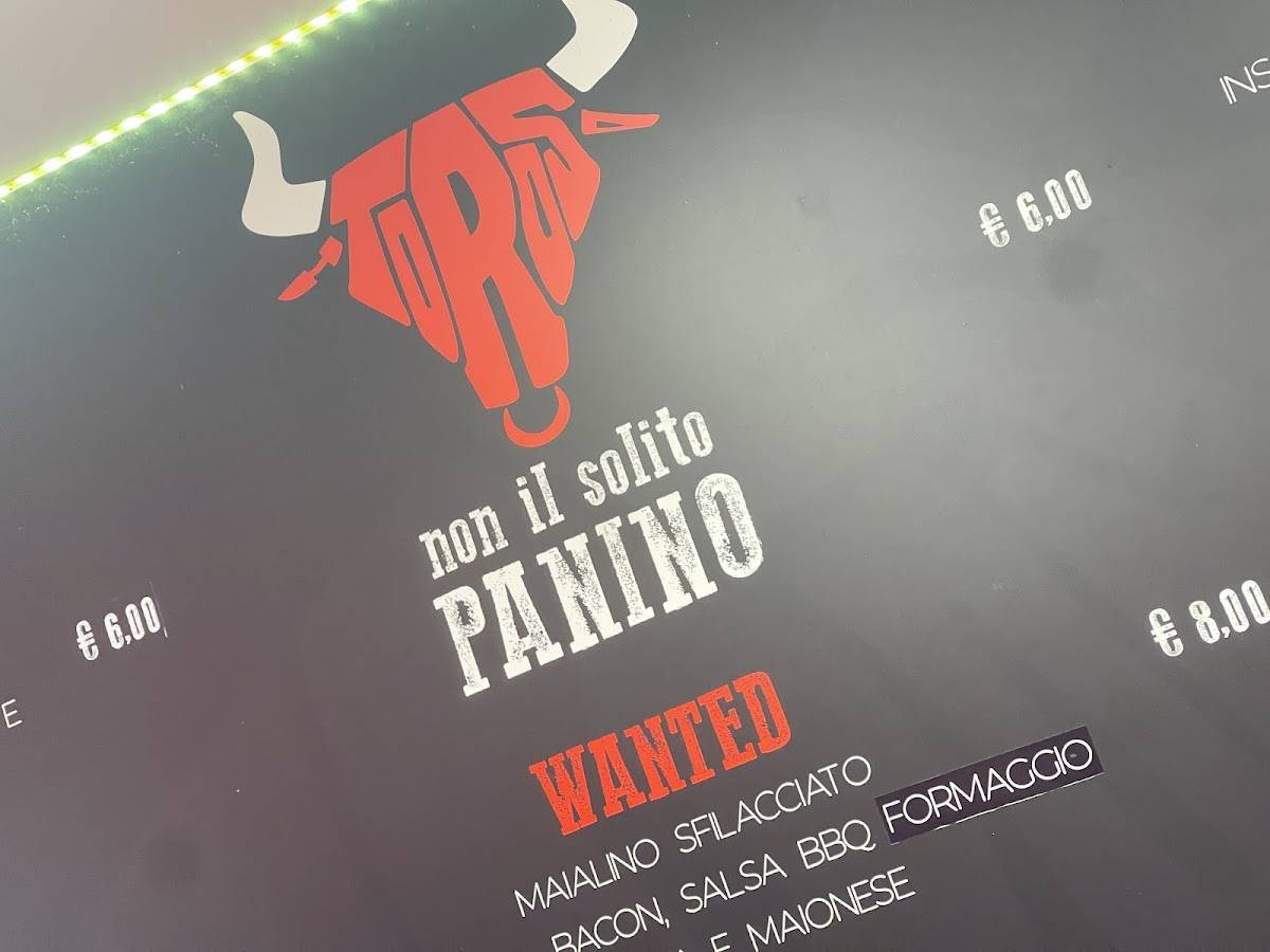 Menu di El Toros 