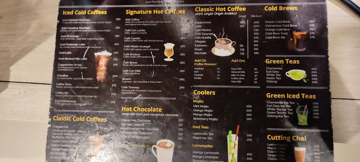 Elementaria Bakery Cafe menu