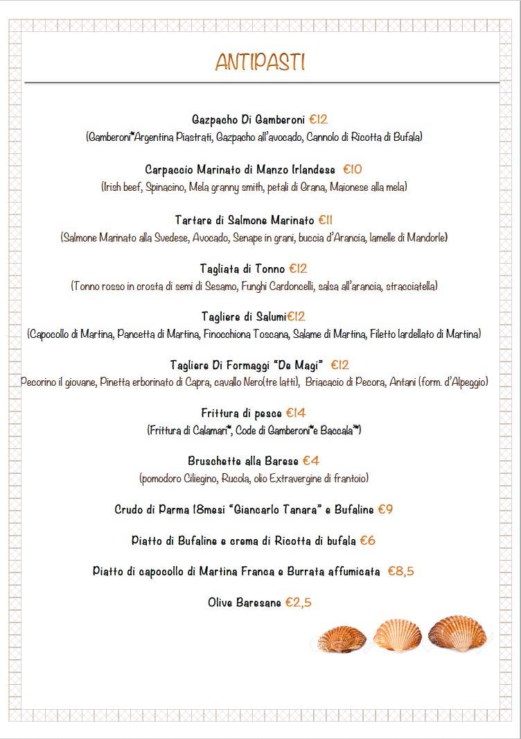 Menu di Elite Pizza 