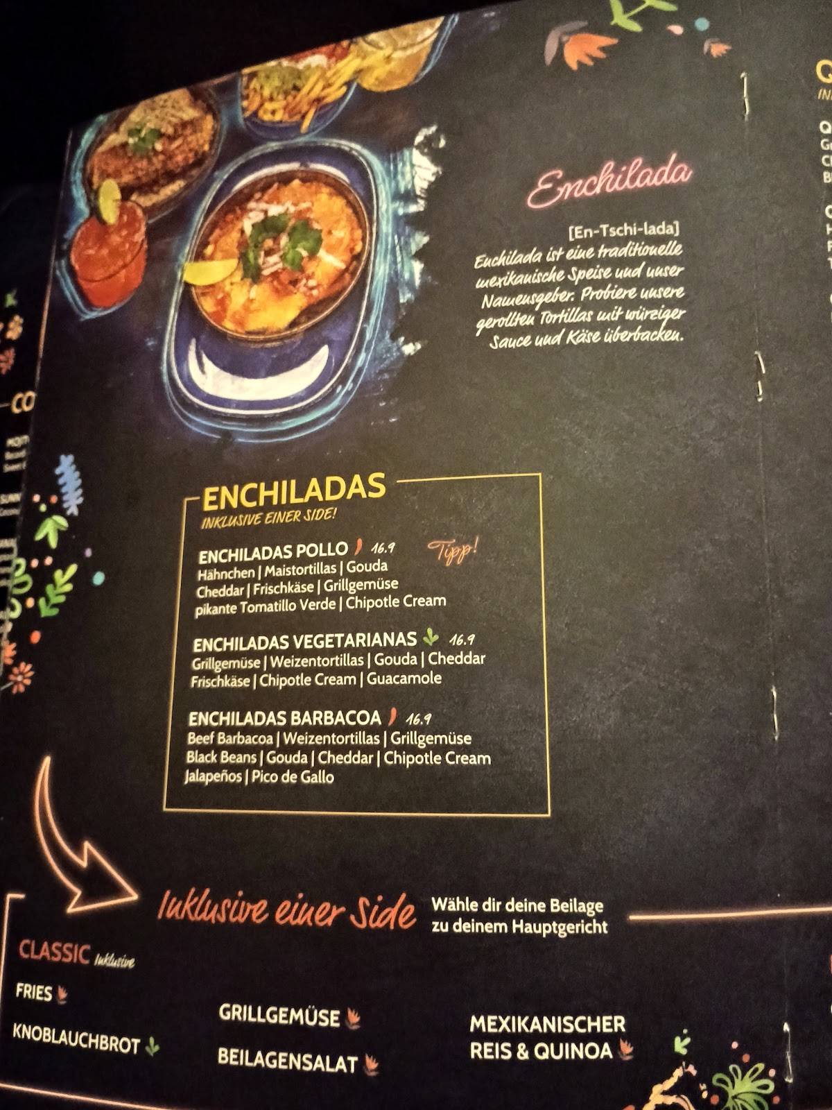 Menu de Enchilada Leipzig