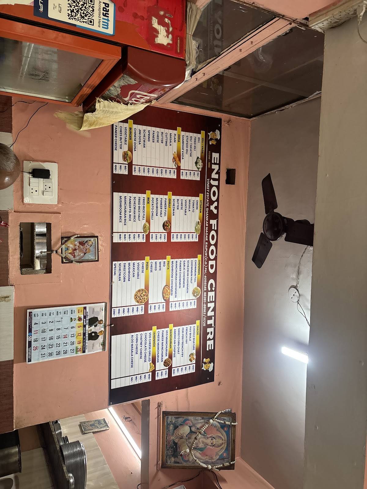 Enjoy Food Center menu