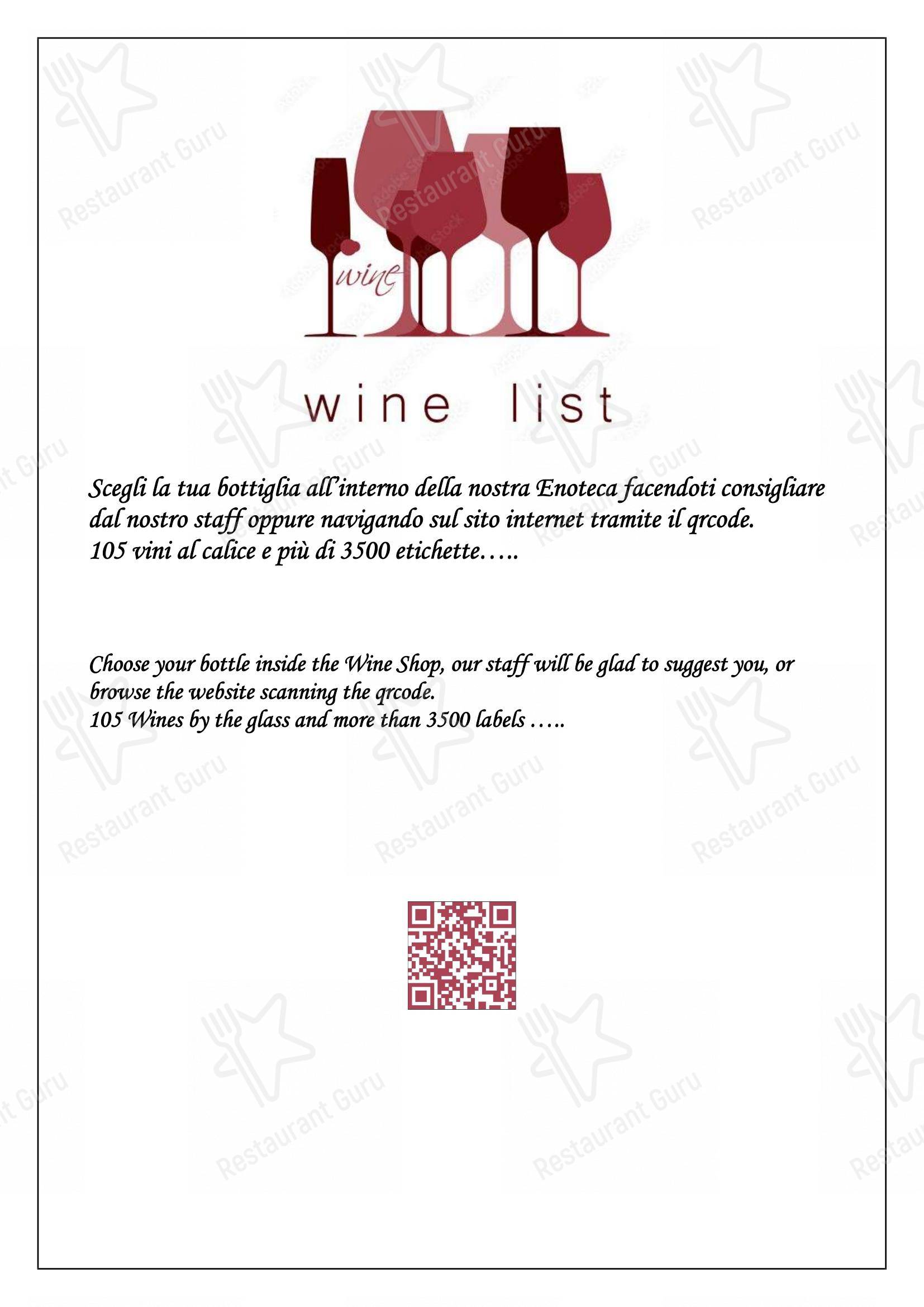 Menu di Enoteca di Piazza - Menu bar