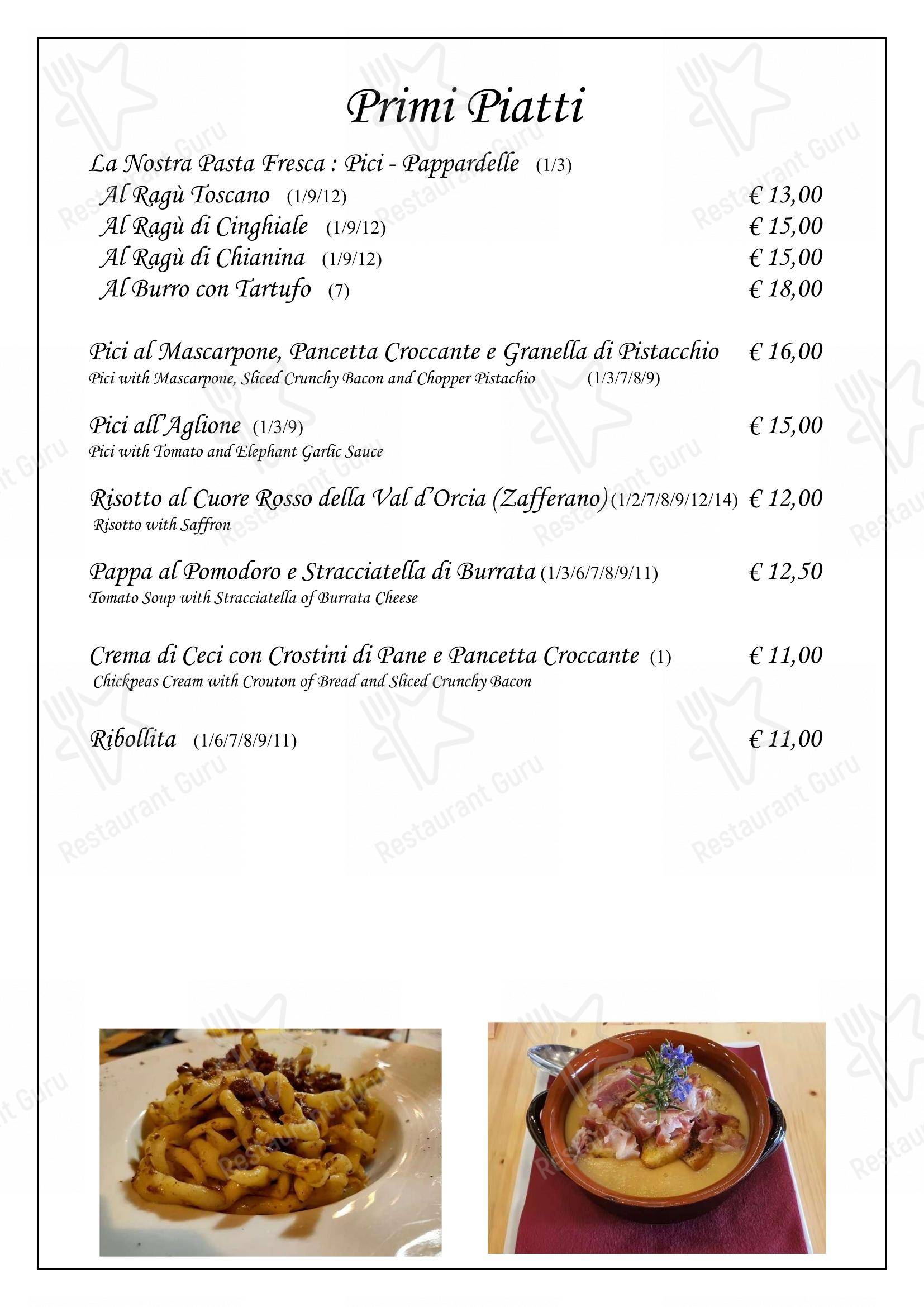 Menu bar per Enoteca di Piazza pub & bar