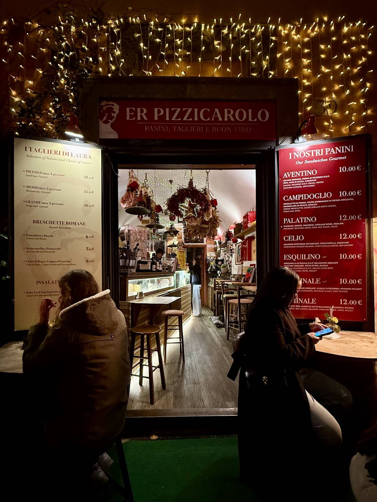 Menu de Er pizzicarolo