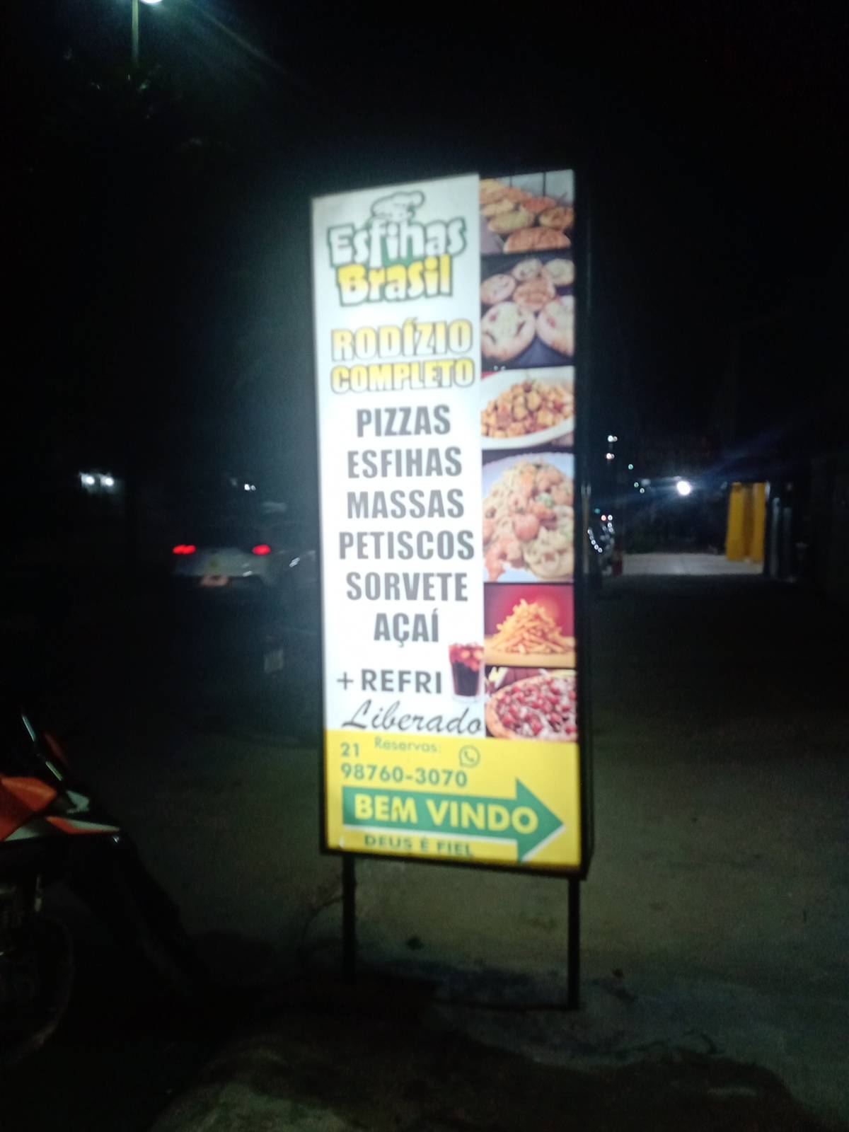 Esfihas Brasil cardápio