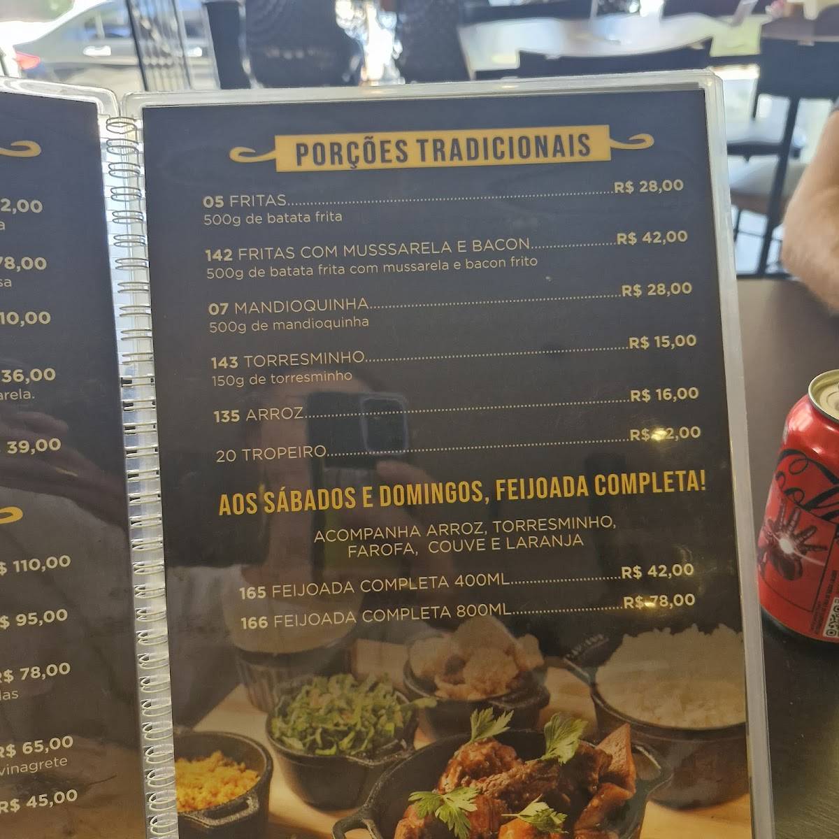 Espeteria Mamute cardápio