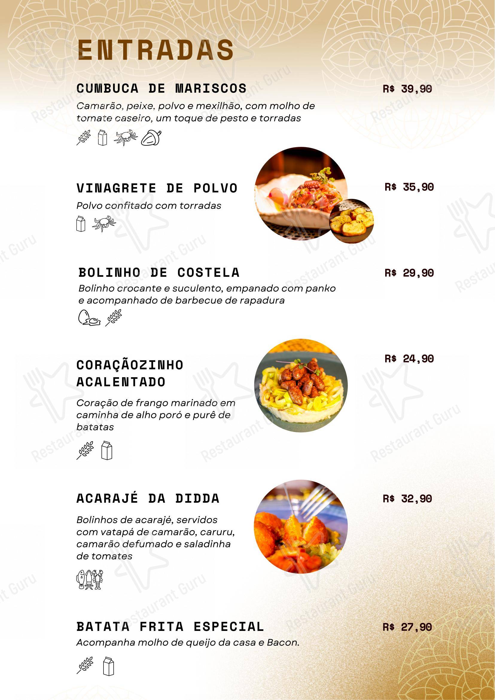 Menu para Esquina Brasil Fortaleza - Gastronomia Cultura em Fortaleza