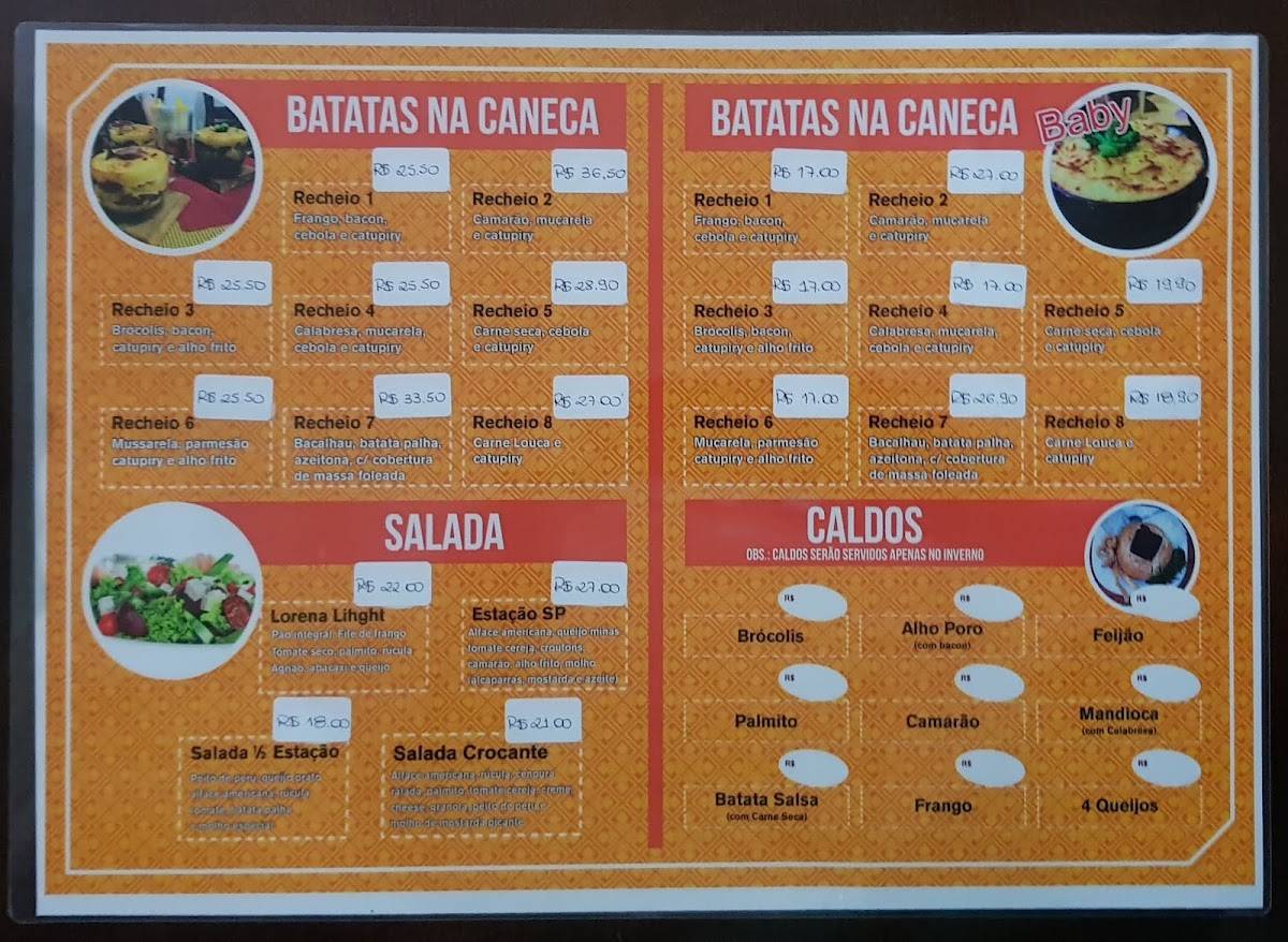 Estação Calabresa cardápio