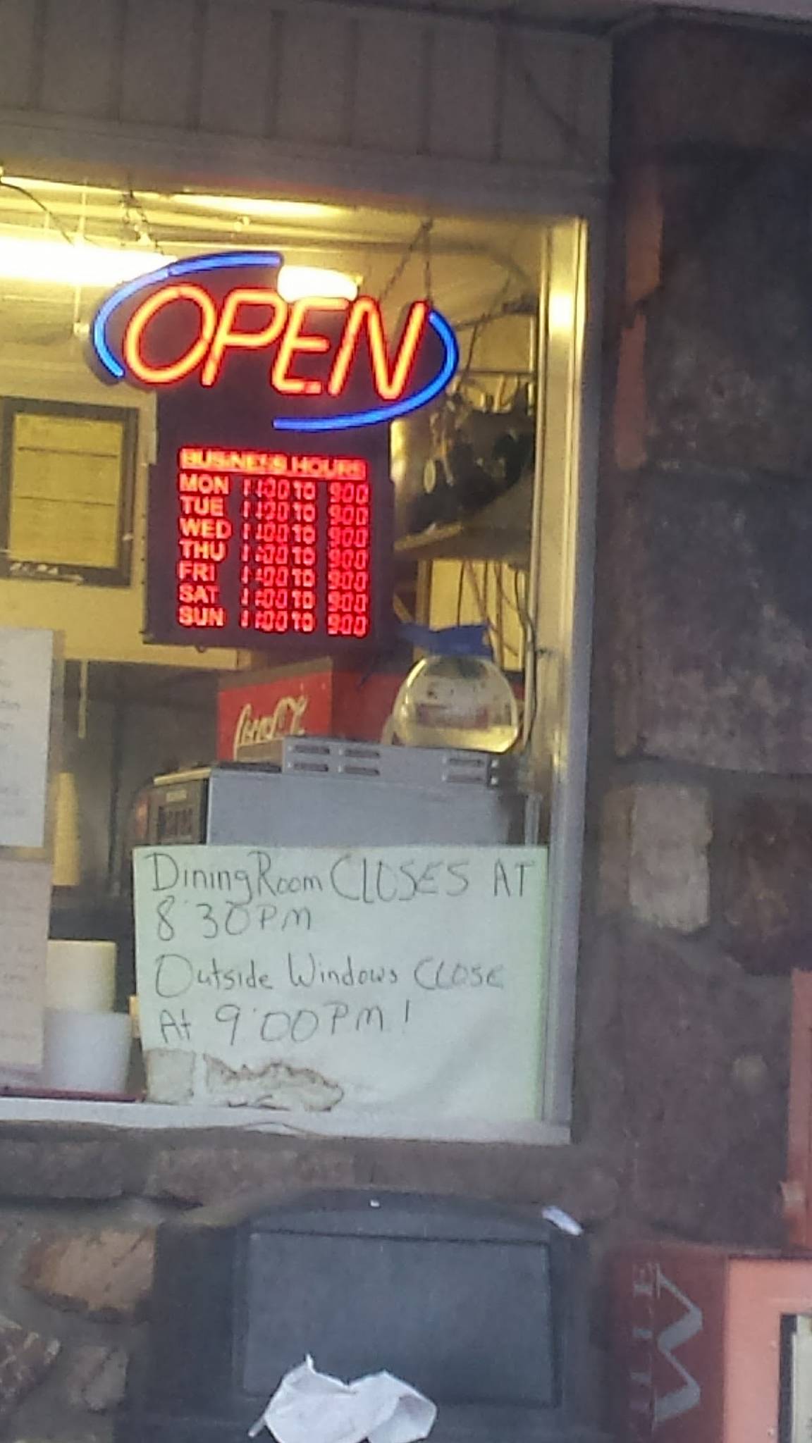 Menu at Golden Dairy fast food, Rogersville, TN66