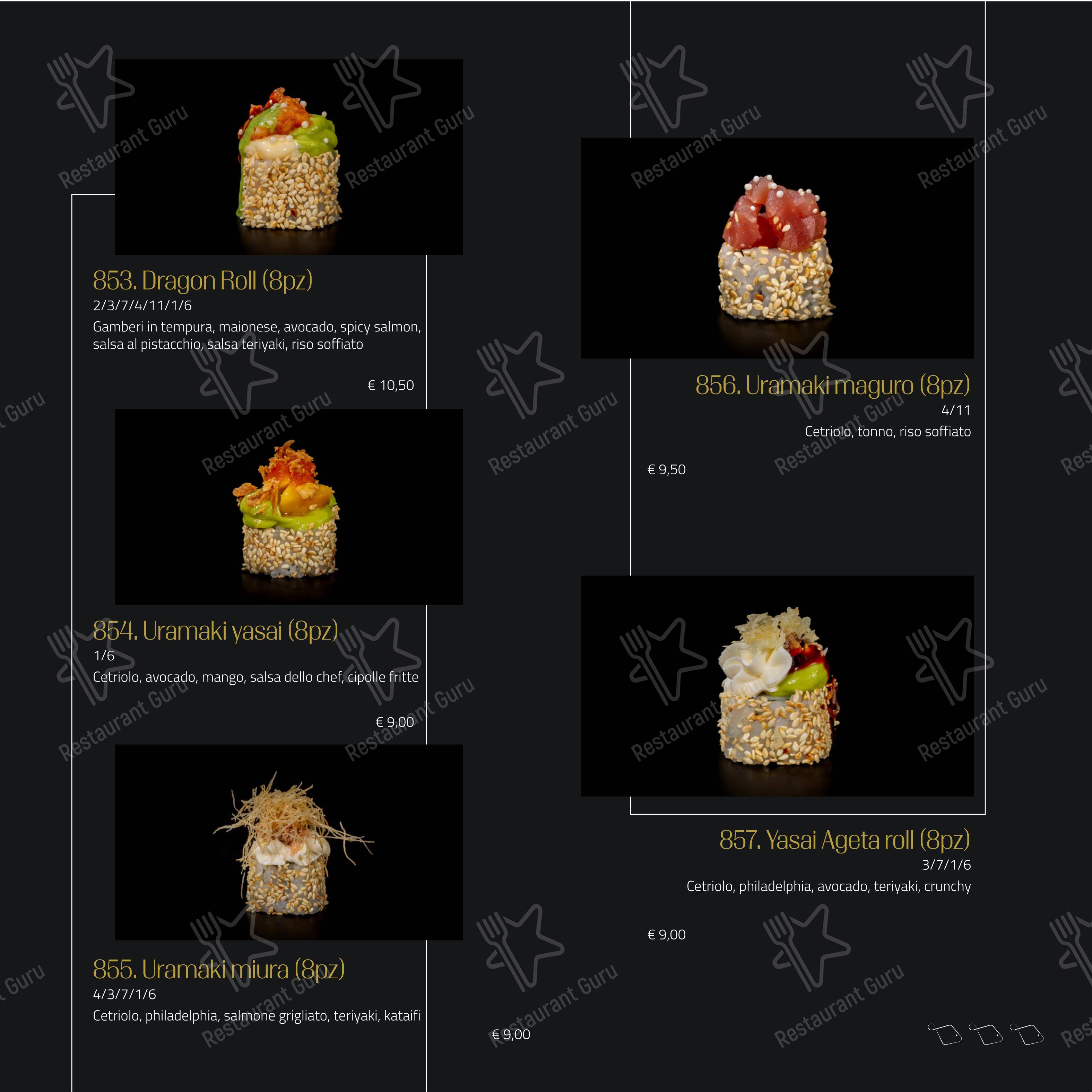 Основное меню per Feel Sushi ristorante