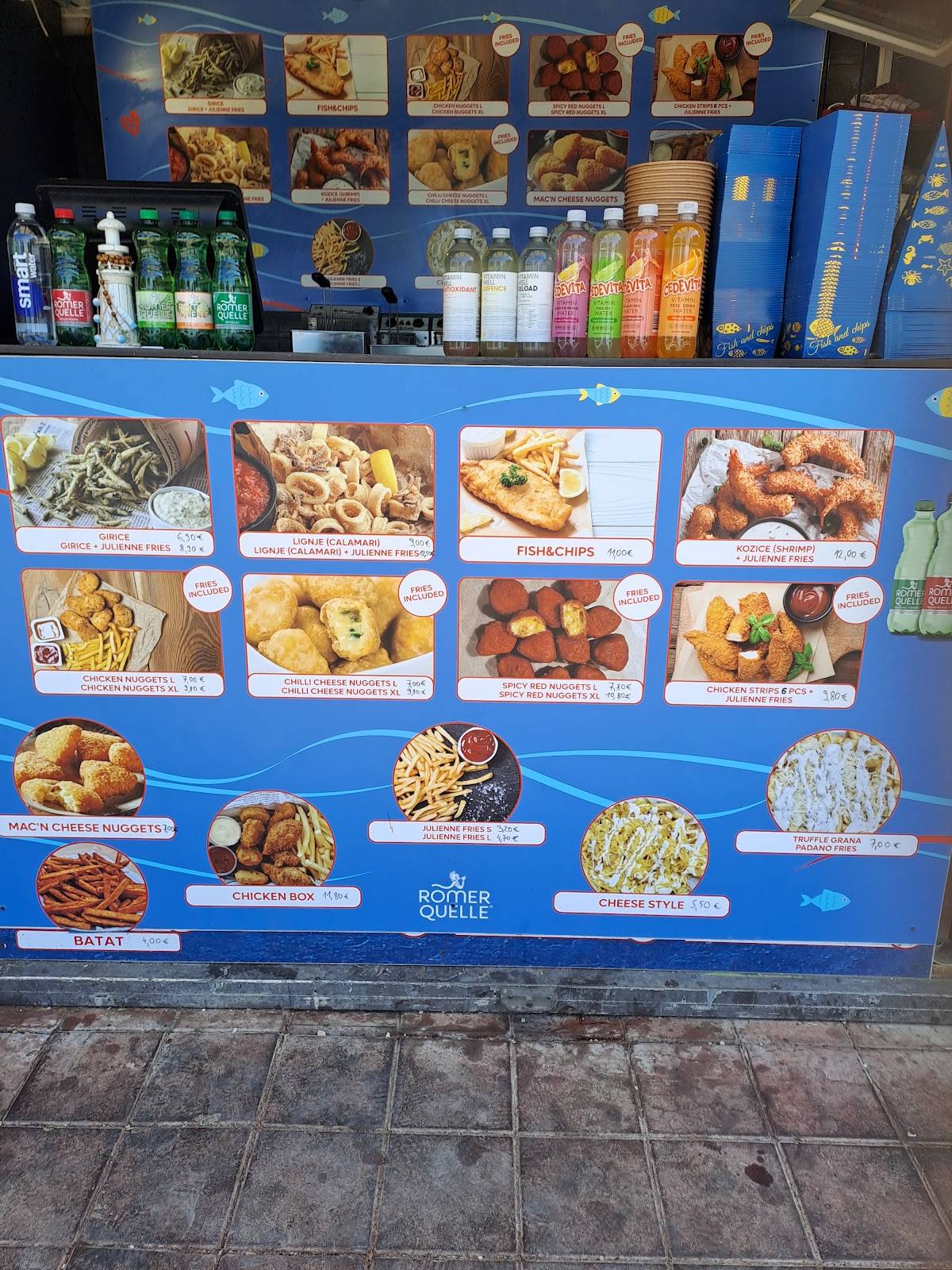 Menu di Fish & Chips 