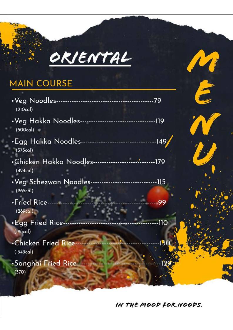 Food Heaven Restaurant menu