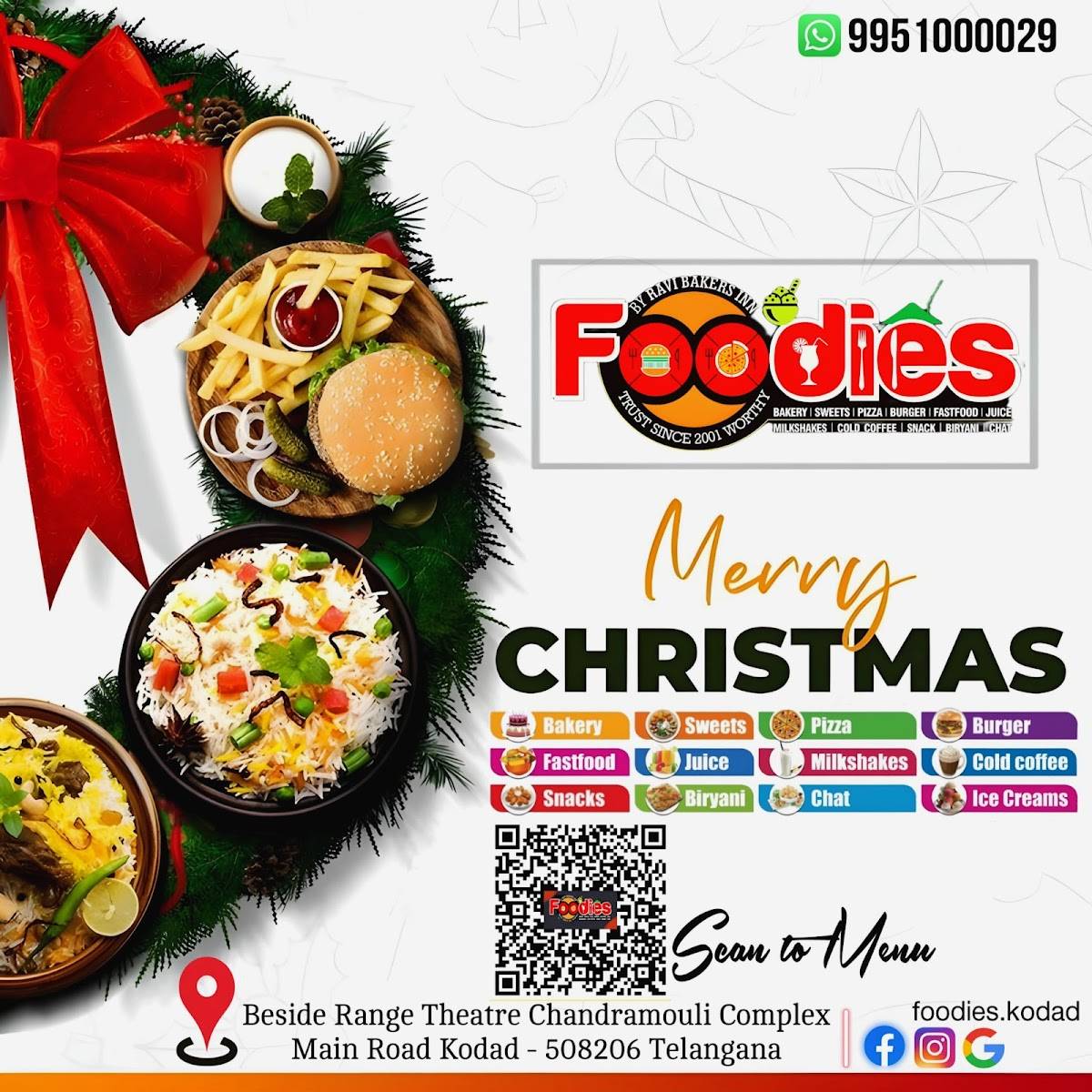 Foodies menu