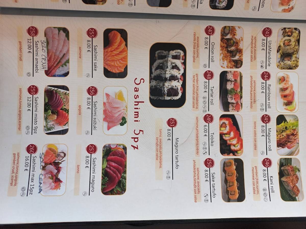 Menu di SUSHI YU 
