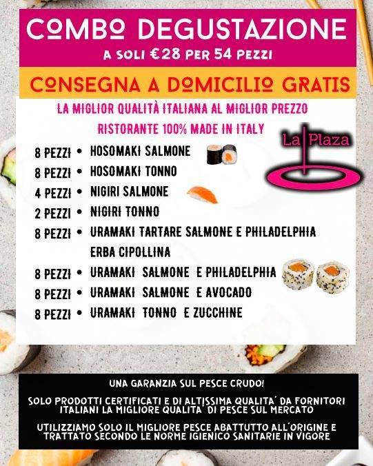 Menu di La Plaza 