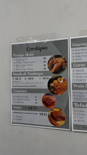 Frango Carioca Galeteria & Churrascaria cardápio