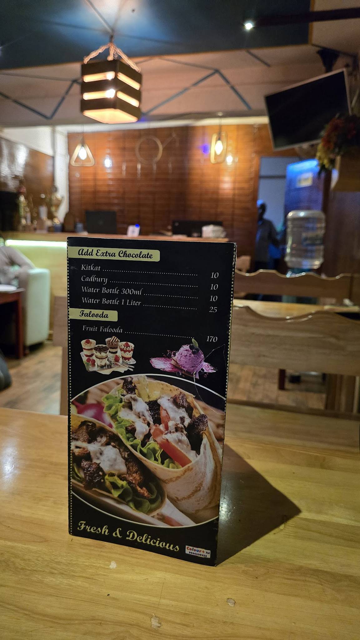 FreshO menu