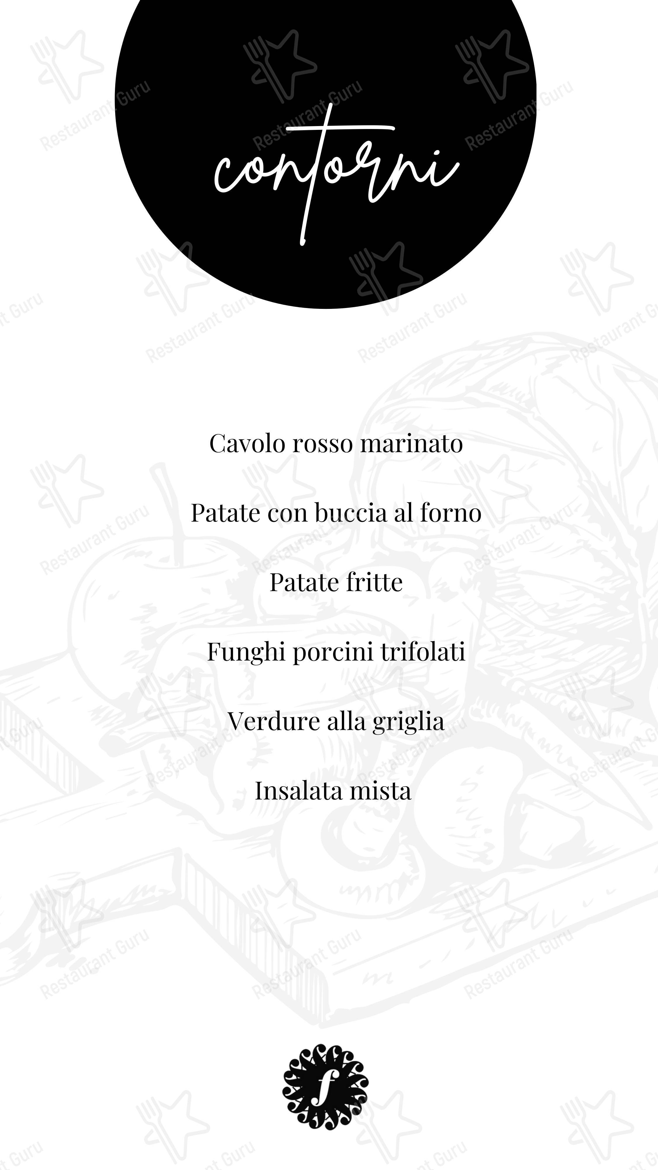 Основное меню per Ristorante Enoteca Frigerio ristorante