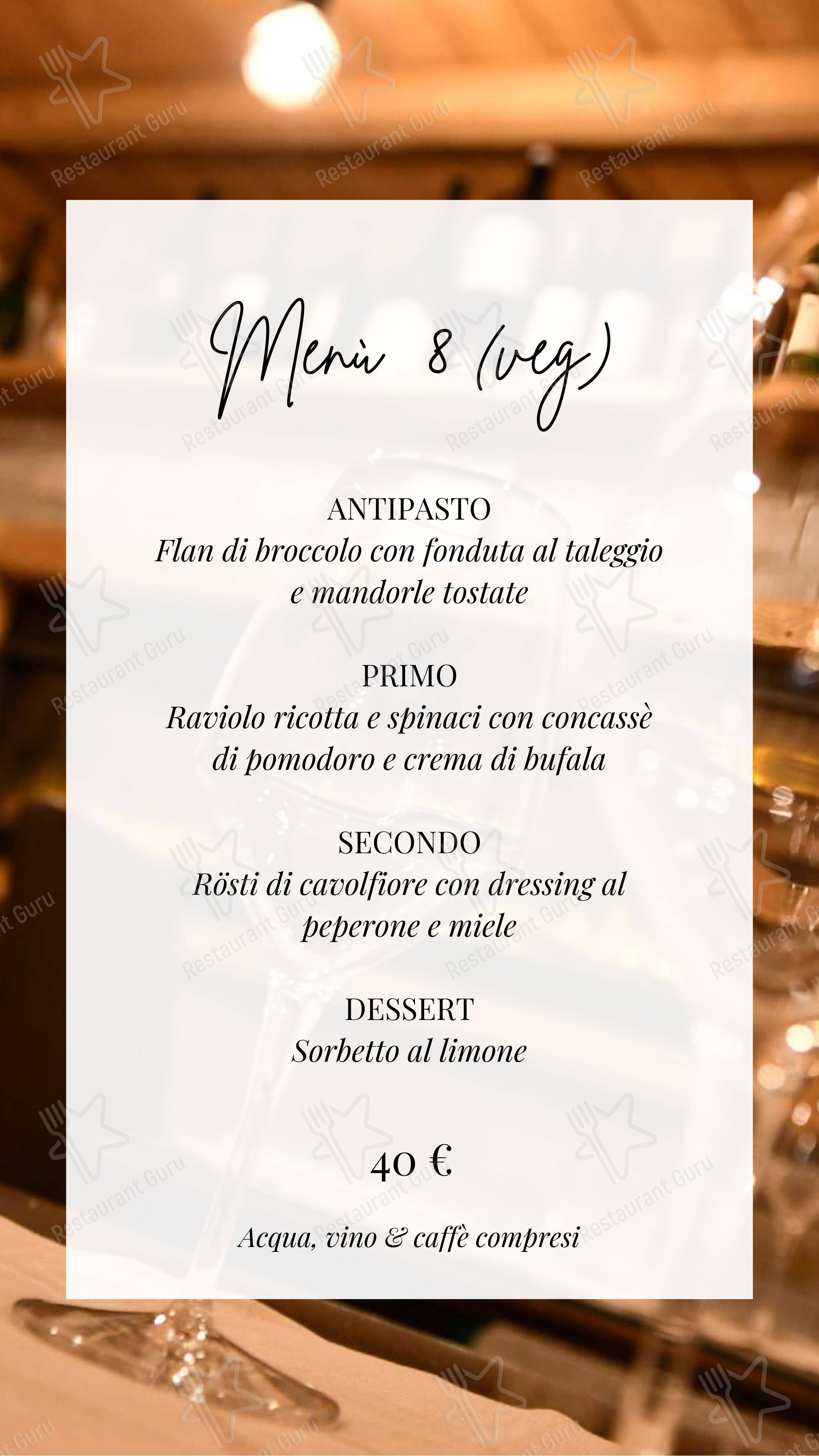Menu di Ristorante Enoteca Frigerio - 菜单