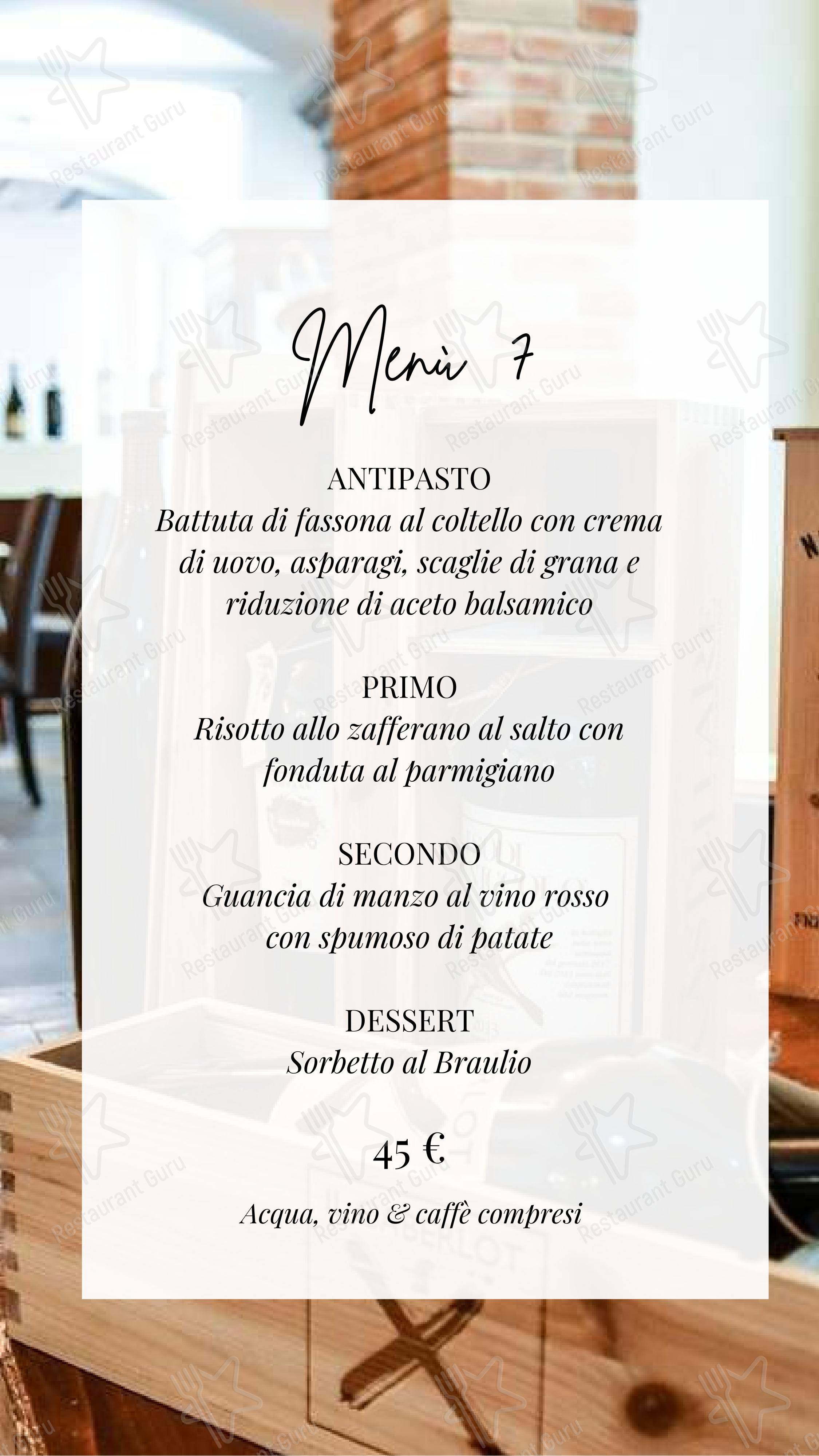 菜单 per Ristorante Enoteca Frigerio ristorante