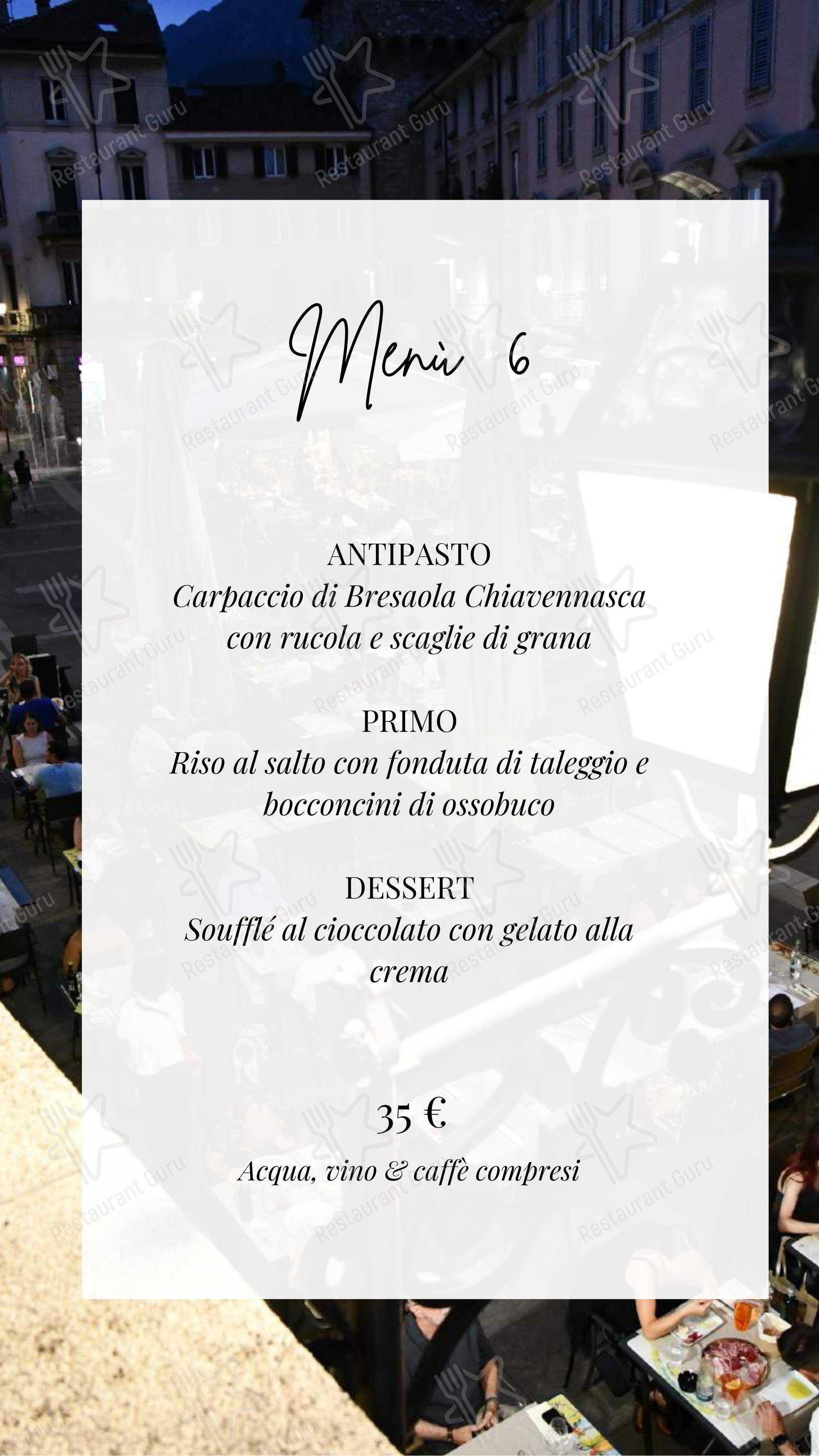 菜单 per Ristorante Enoteca Frigerio ristorante