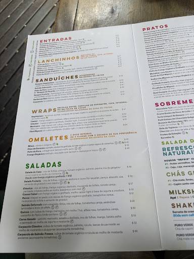 Frutaria São Paulo - Helio Pellegrino cardápio