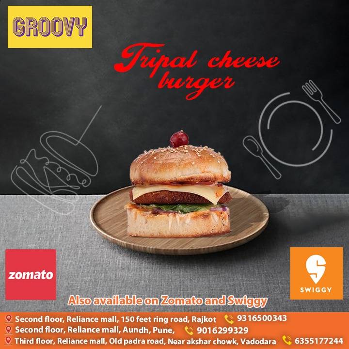 GROOVY CAFE RAJKOT menu