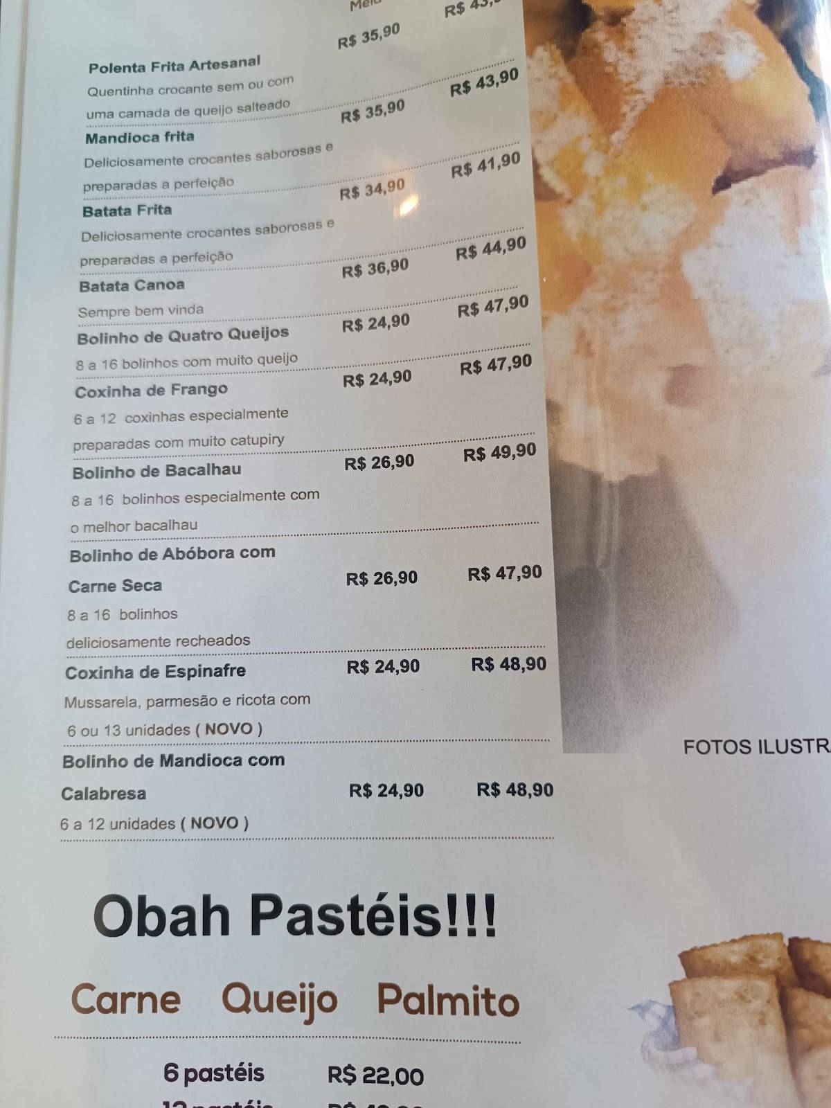 Galinheiro Grill cardápio