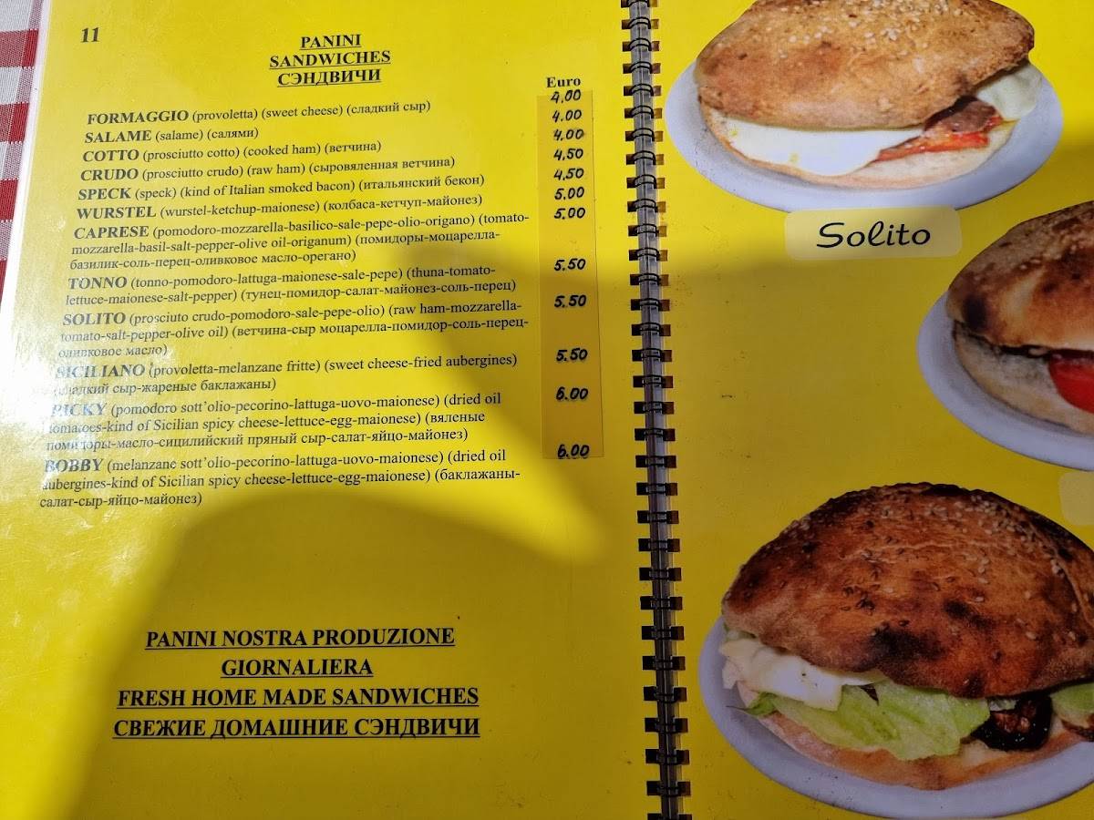 Menu di Gallo Cedrone 