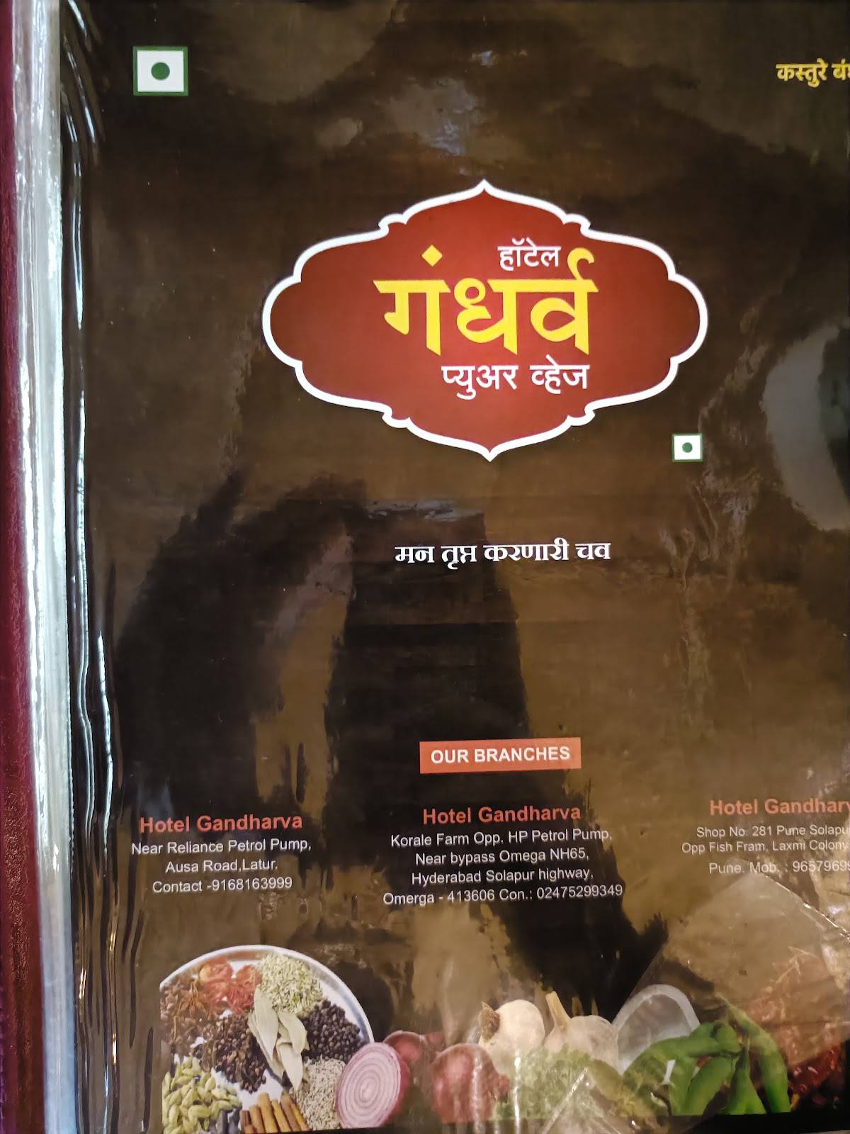 Gandharva Garden Pure Veg menu