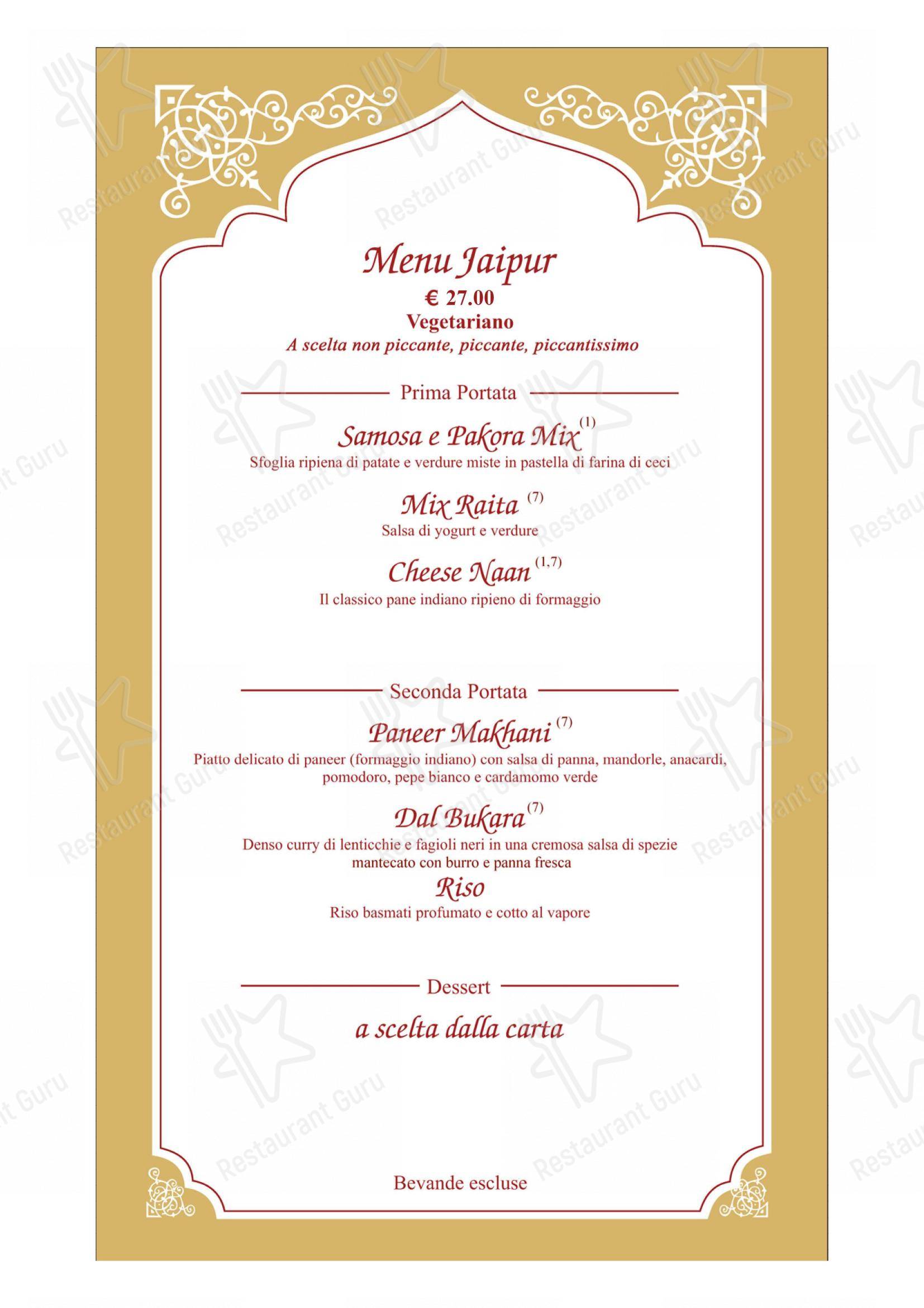 Guarda il menu di Gandhi Ristorante Indiano TORINO