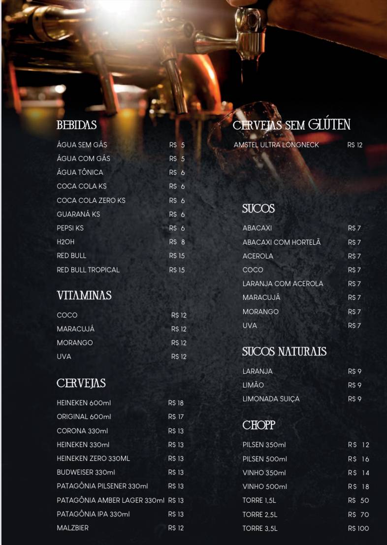 Restaurante Churras Top Churrascaria em Gaspar cardápio