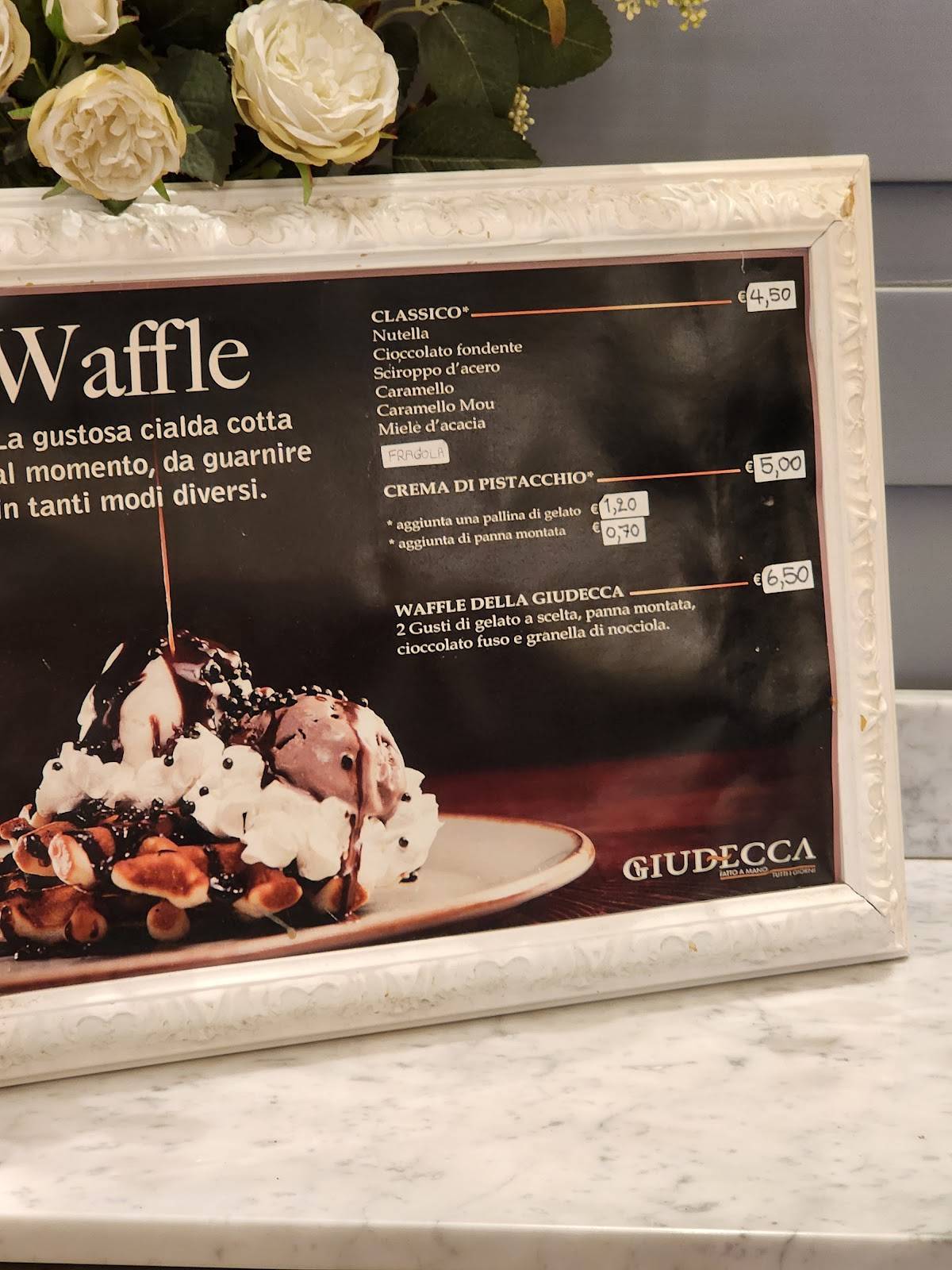 Menu di Bar Gelateria La Giudecca 