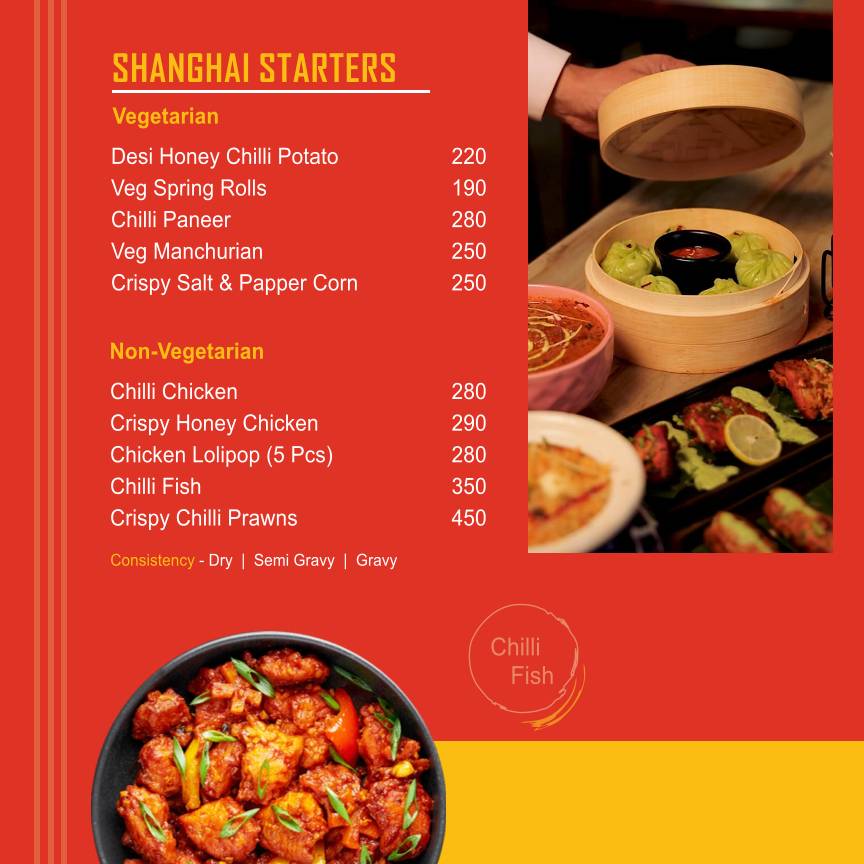 Handi Highway Dining menu