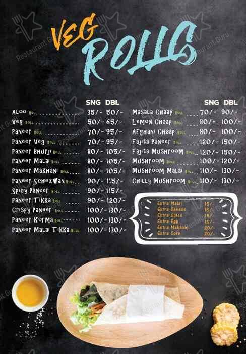 Ginni Buns menu
