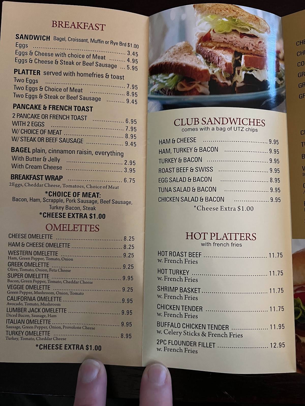 Menu at Aviation Deli & Grill restaurant, Glen Burnie