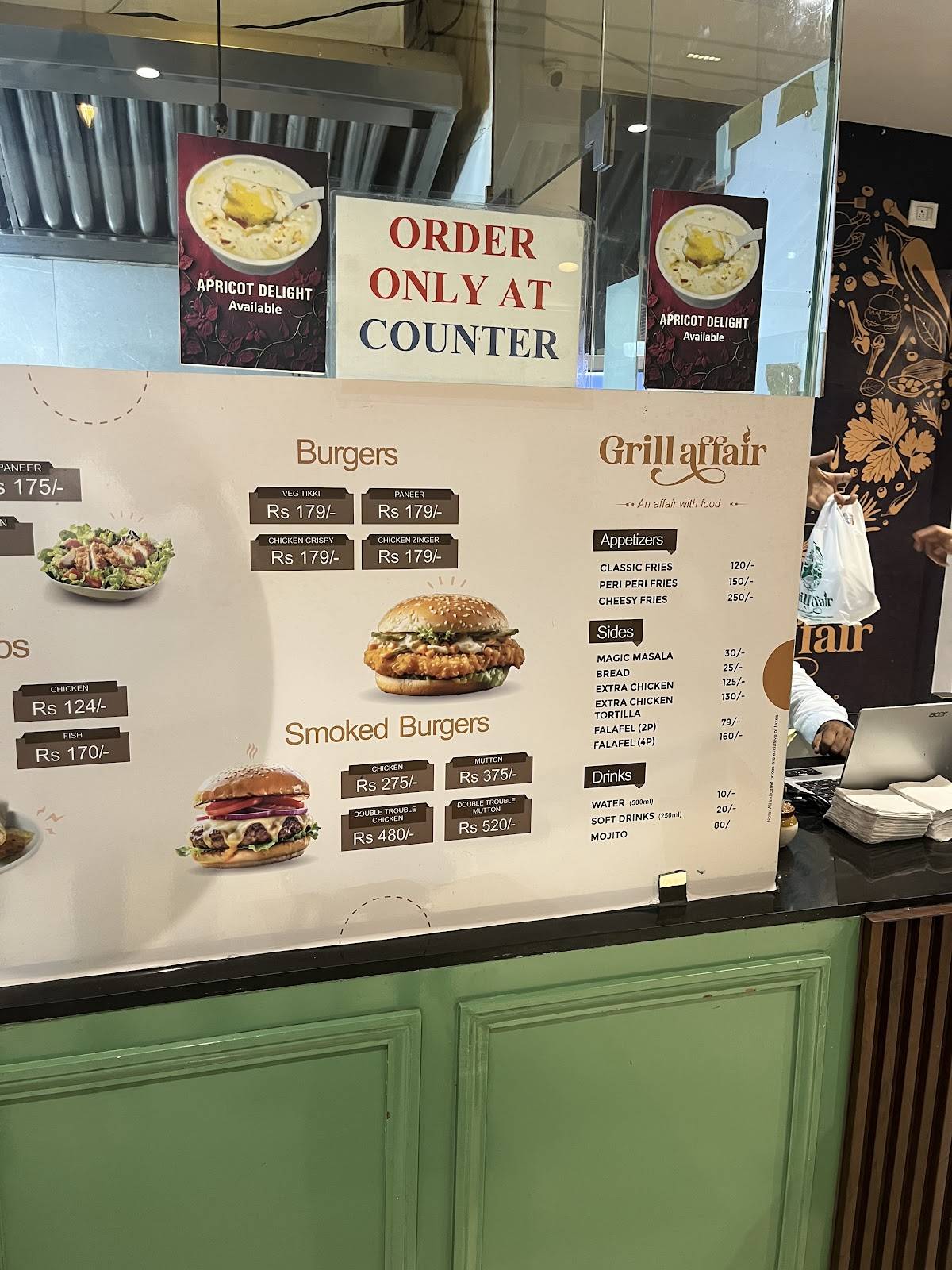 Grill Affair Jubilee hills menu