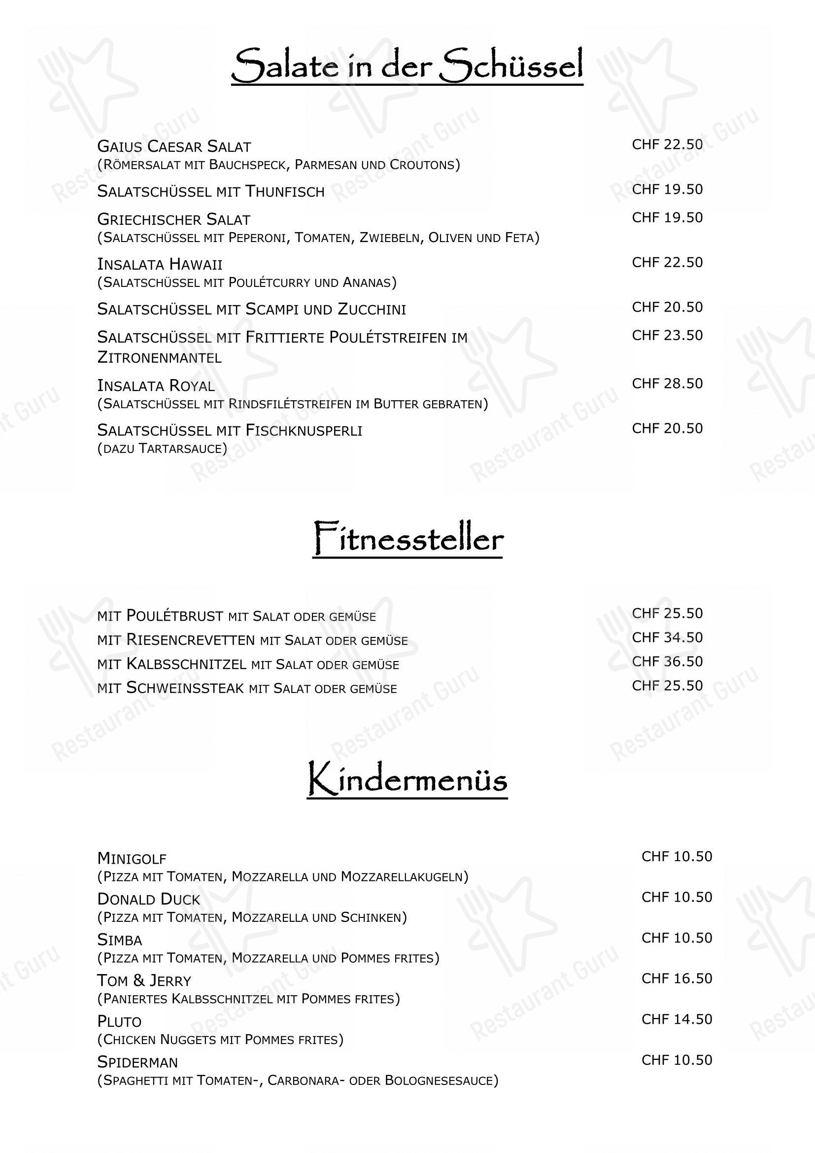Grindel - Das Restaurant in Bassersdorf - Menu bar