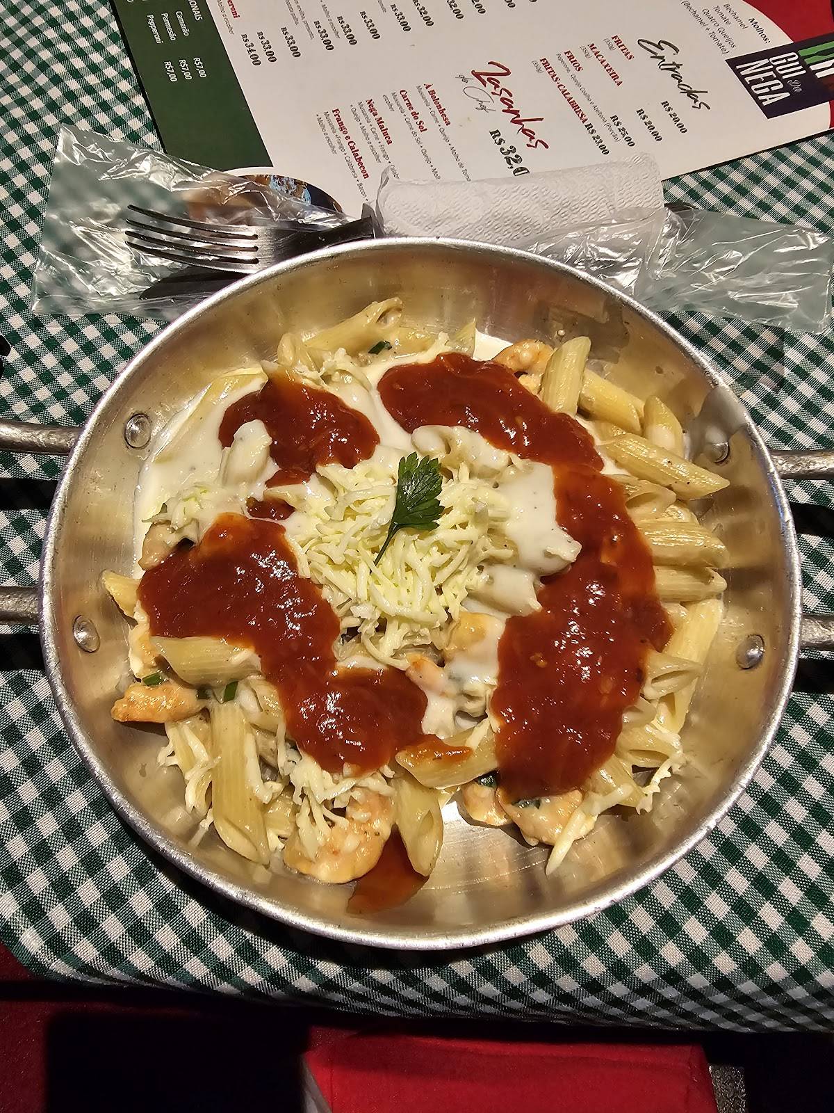 Gui da Nega cardápio
