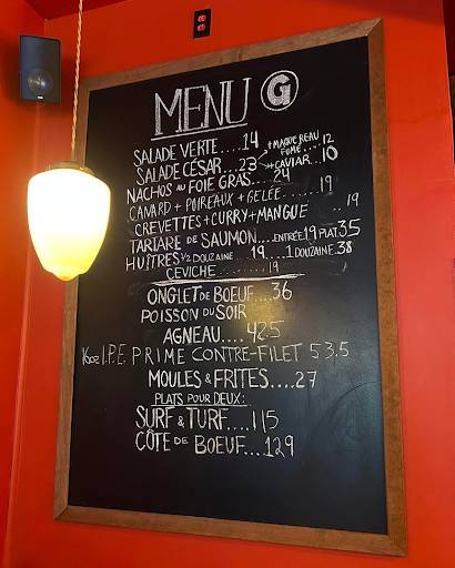 Menu de Gus