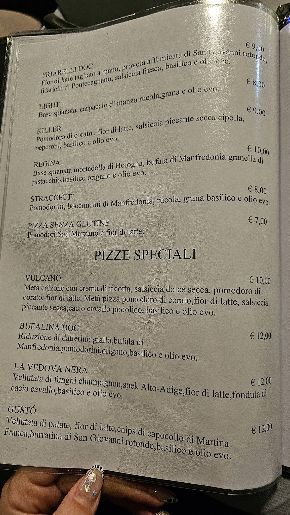 Menu di Gustó Pizzeria Ristorante Sushipizza 