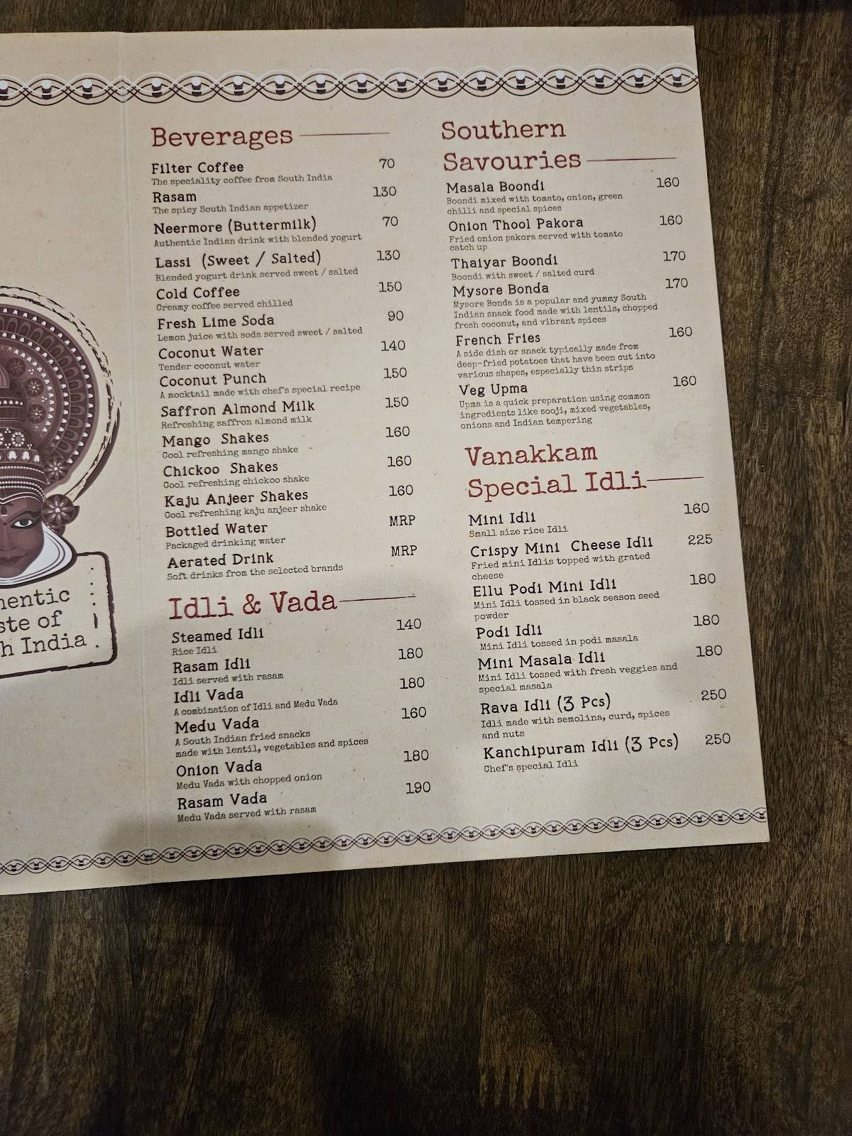 Gwalia Vanakkam Prahlad Nagar menu