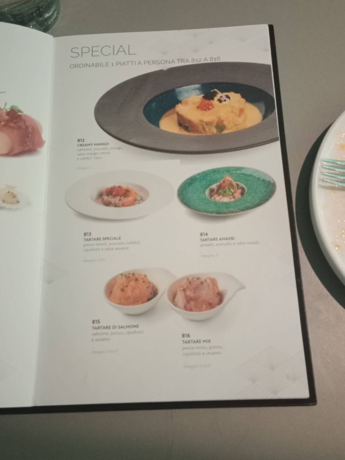 Menu de HAIKKY Ristorante Novara