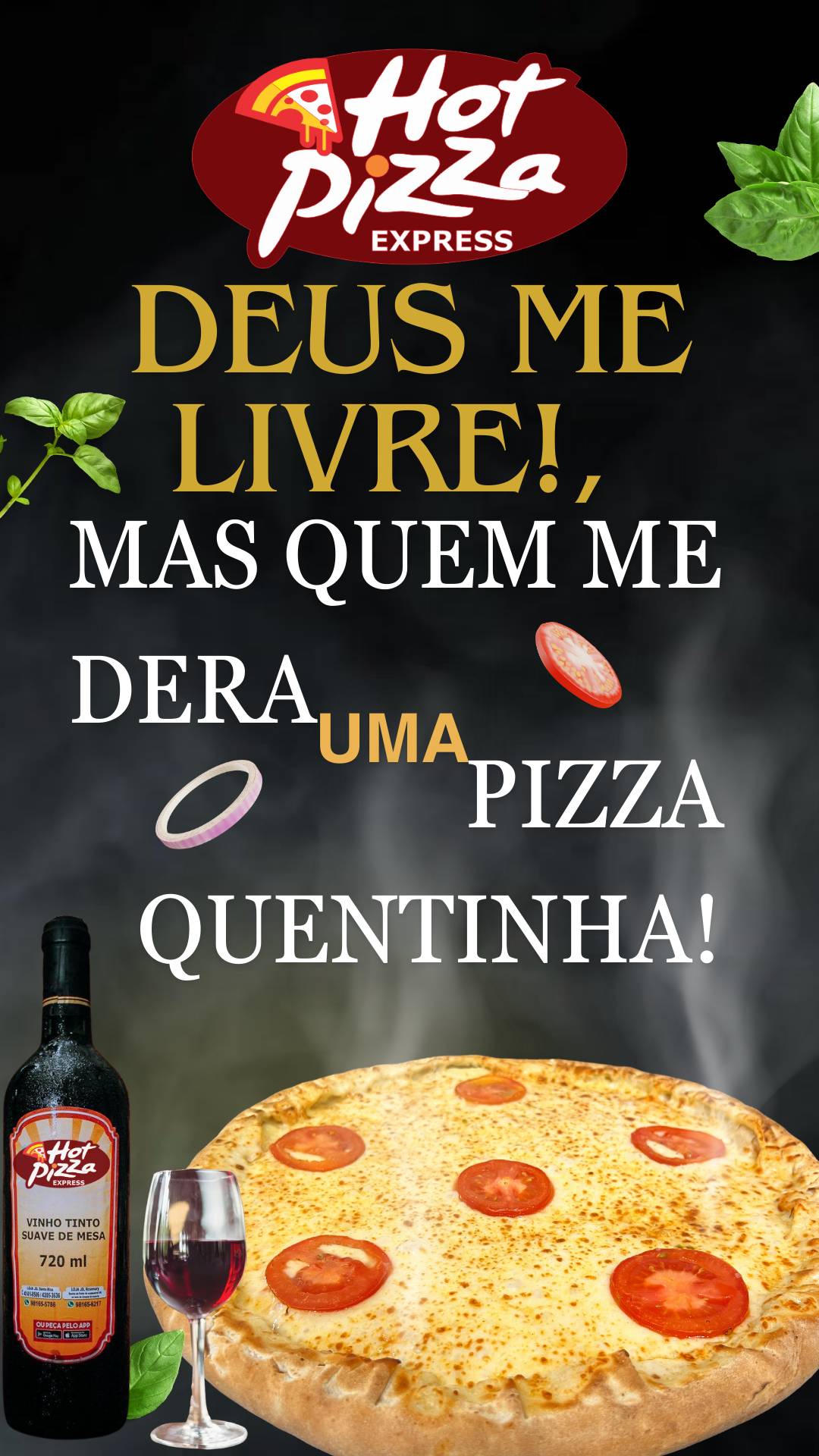 HOT PIZZA cardápio