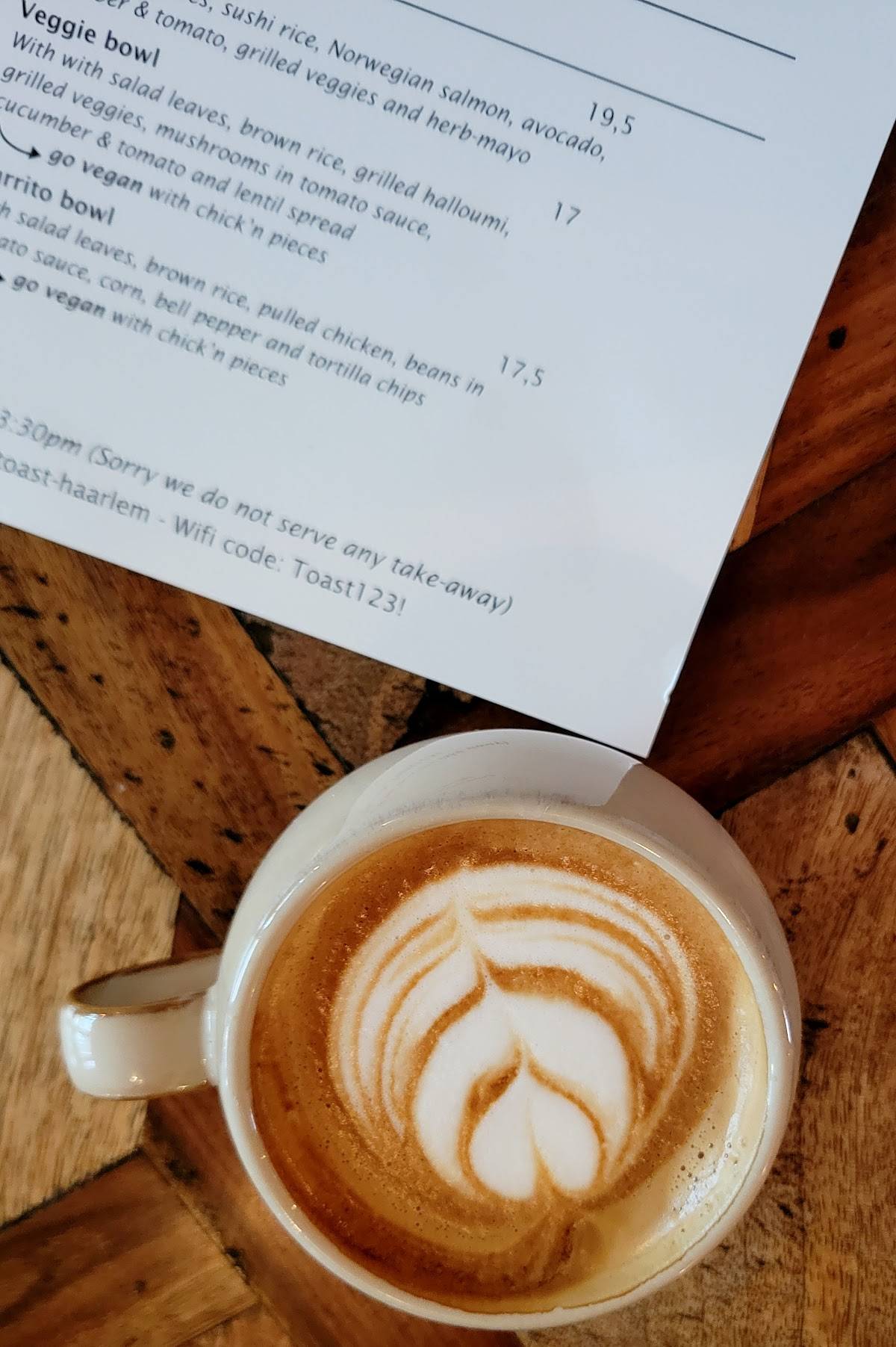 Menu de TOAST