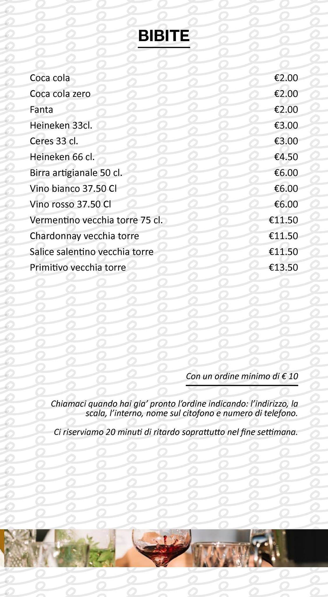 Menu di Halley S.n.c. Roma 