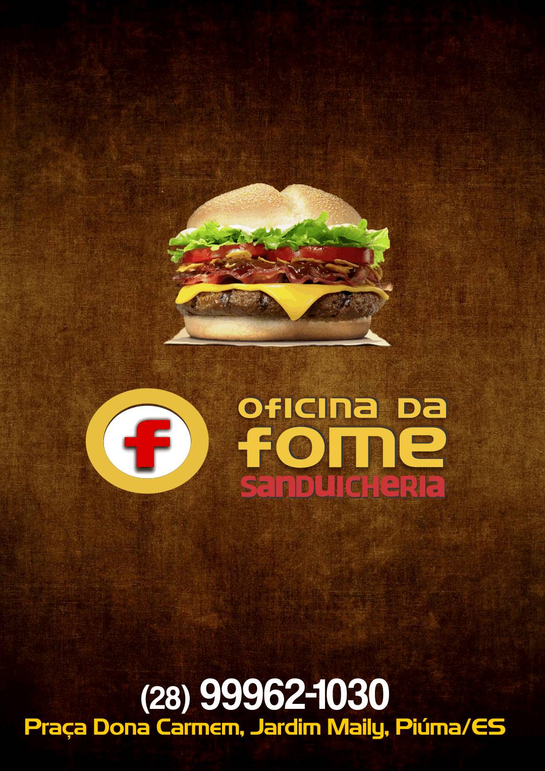 Hamburgueria Oficina Da Fome ( Gourmet Burger ) cardápio