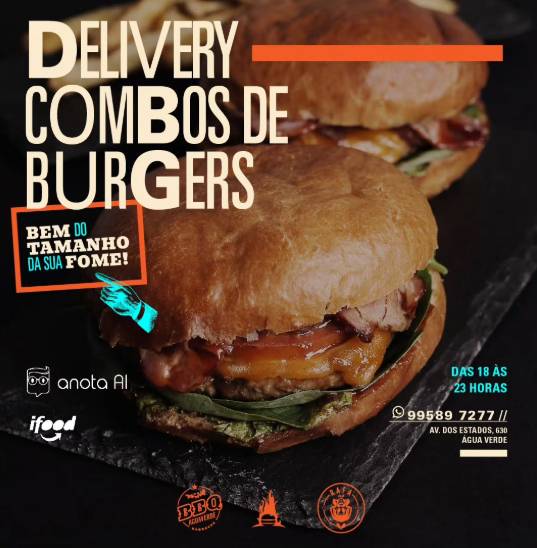 Hamburgueria Água Verde cardápio