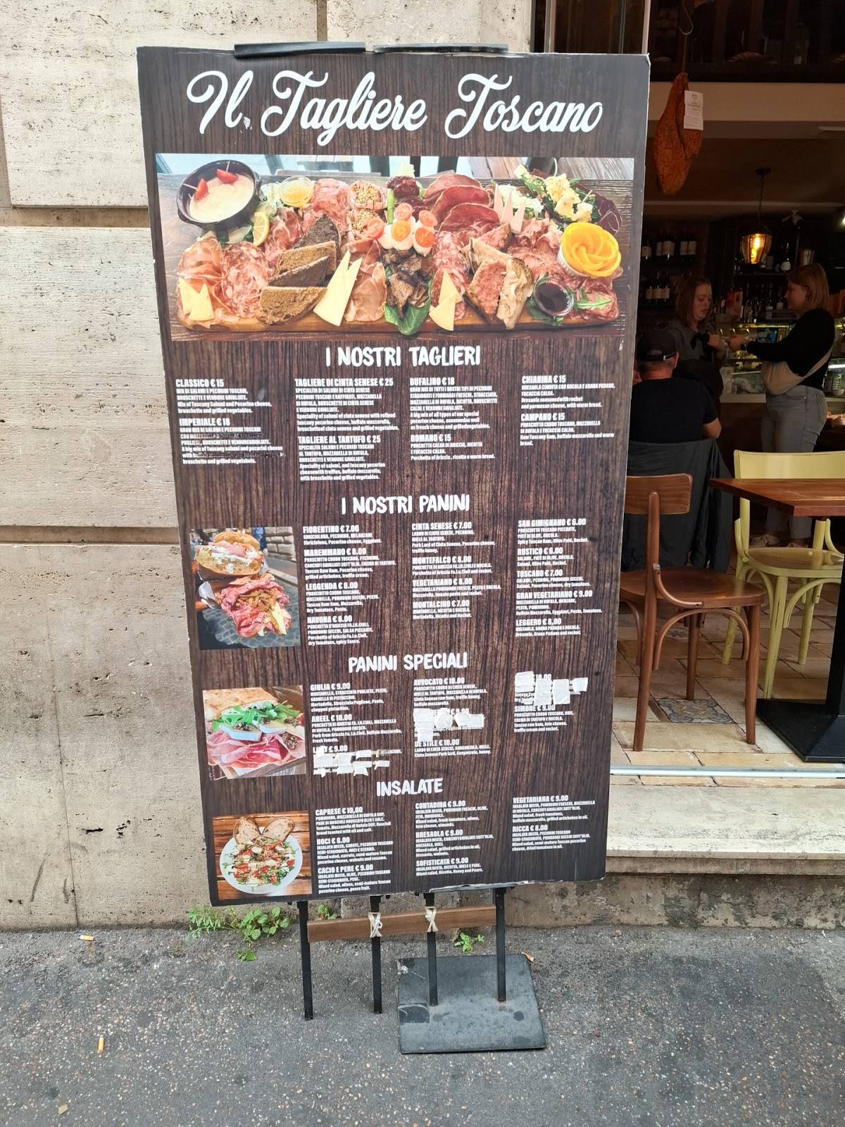 Menu de Hamerica’s Roma zona Prati Vaticano